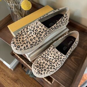 Toms Alpargata Platform Rope 7.5 Women's Natural, 🐆 print
